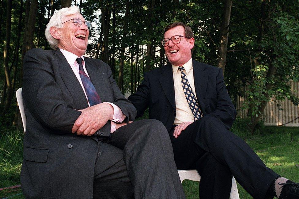 Seamus Mallon and David Trimble