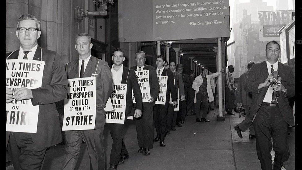 Major newspaper strikes in the 1960s upended the industry