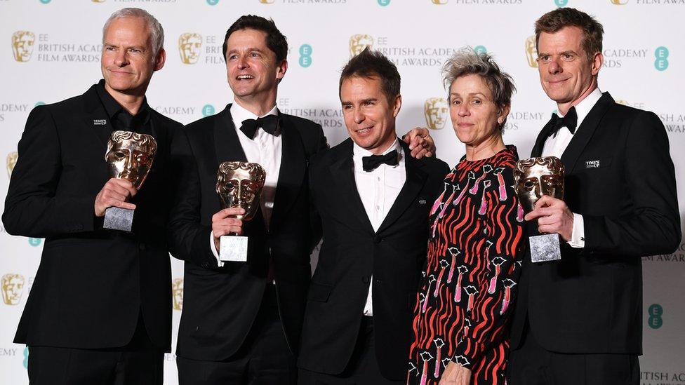 Three Billboards Bafta winners