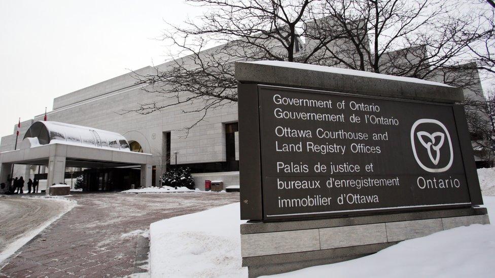 The courthouse in Ottawa, Canada, Joshua Boyle's trial was held