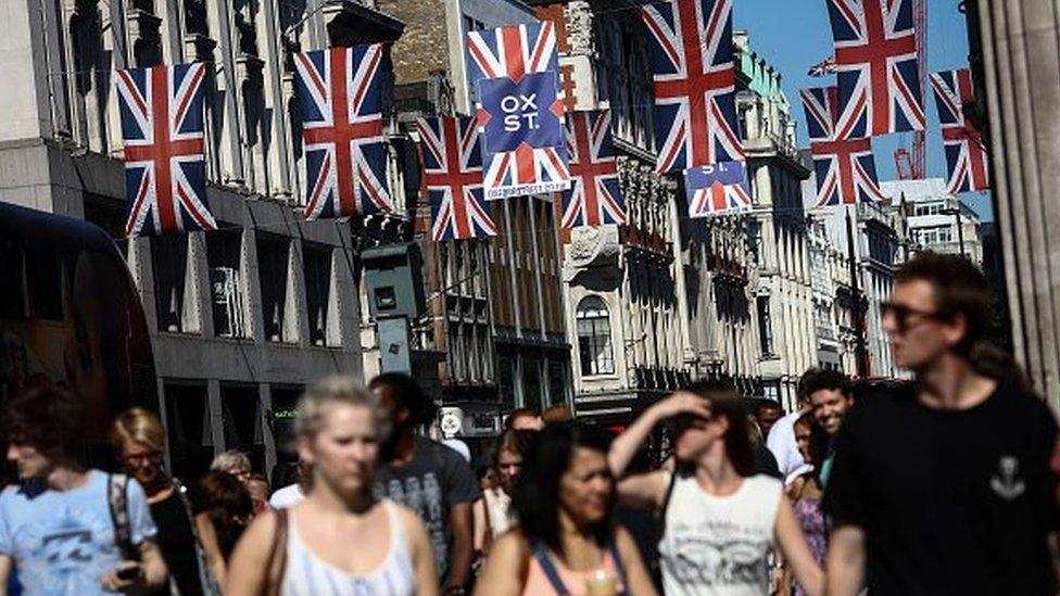 Oxford Street shoppers