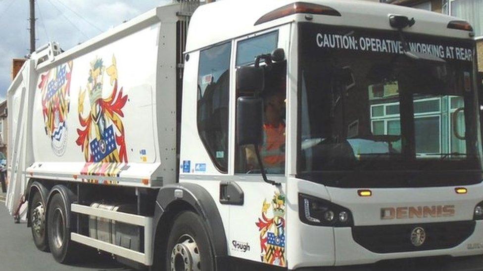 Slough bin lorry