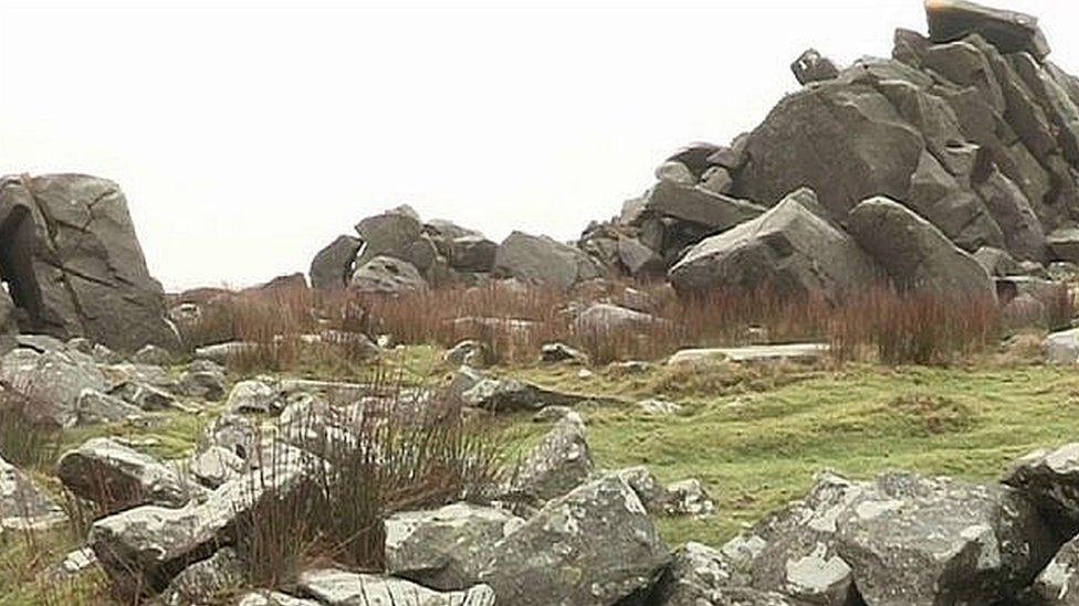 Carn Menyn ridge