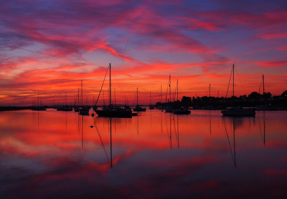 Sunrise on the River Crouch