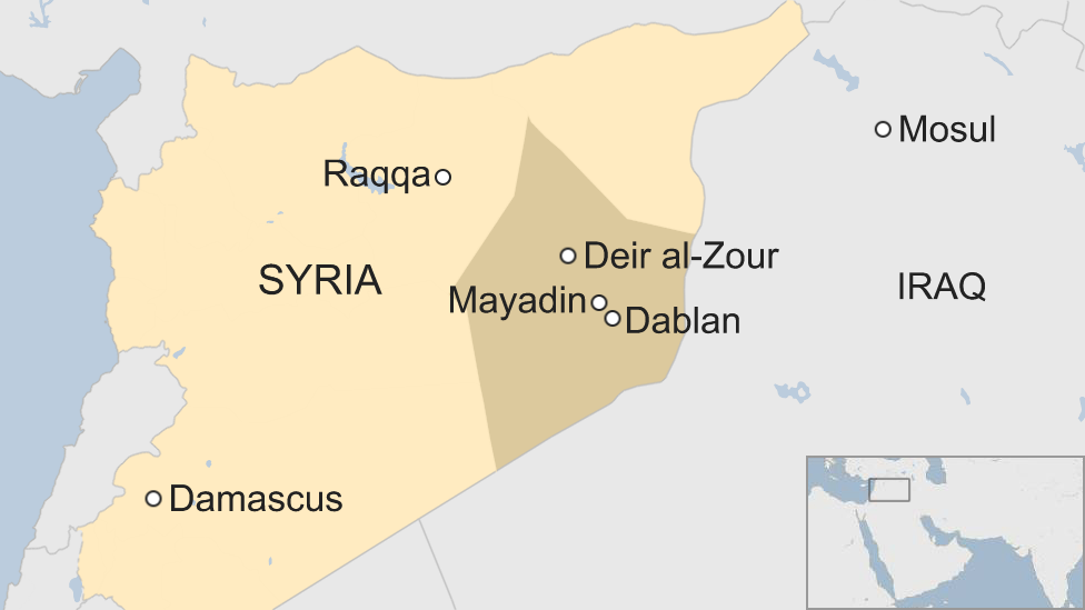 Map of Syria