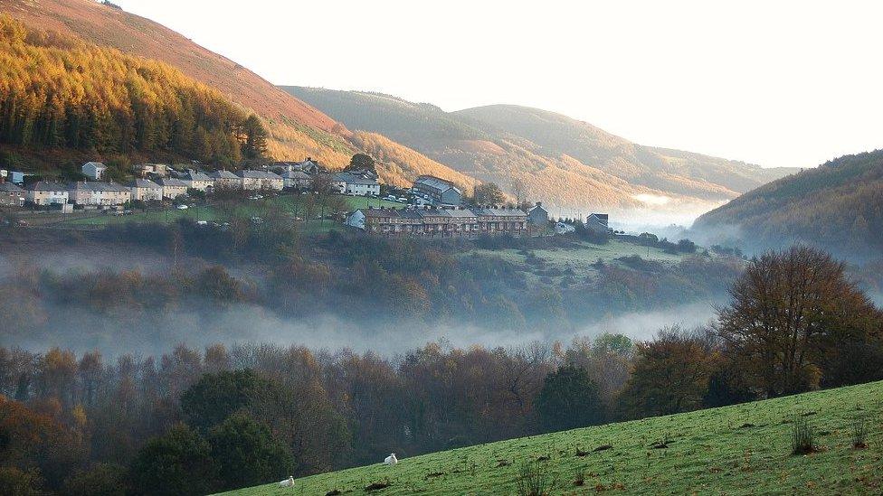 Fog over the Sirhowy Valley