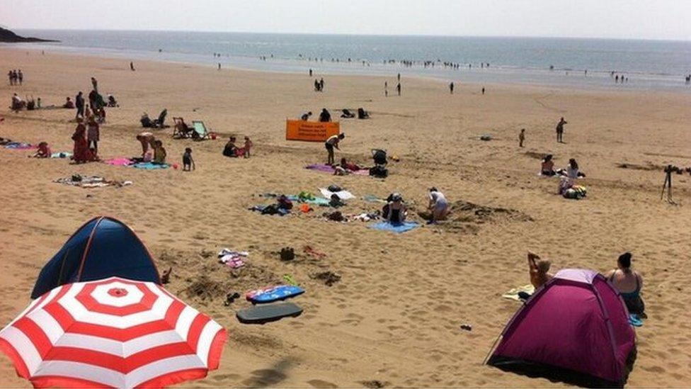 Barry Island beach