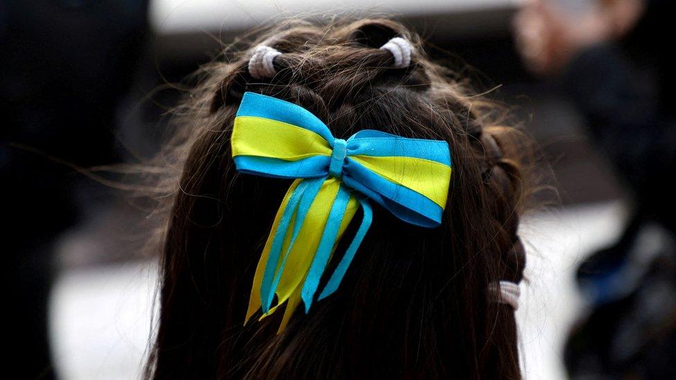 Girl with bow in her hair