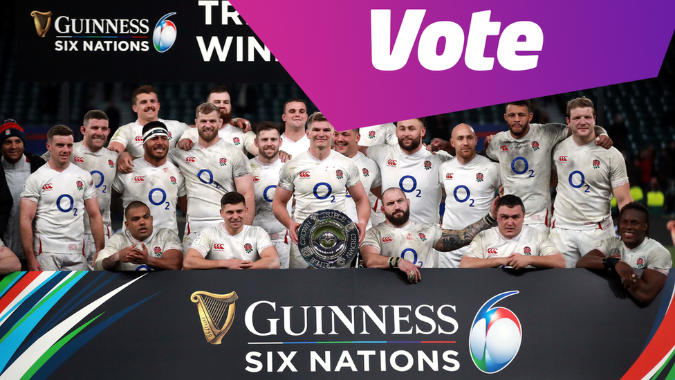 England trophy celebration six nations 2020