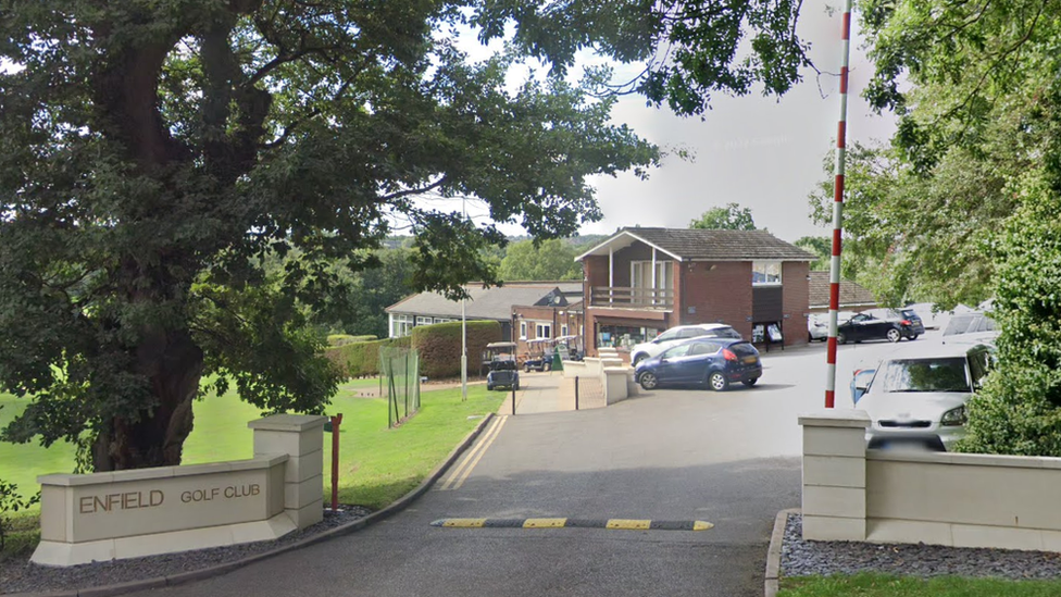 Enfield Golf Club entrance