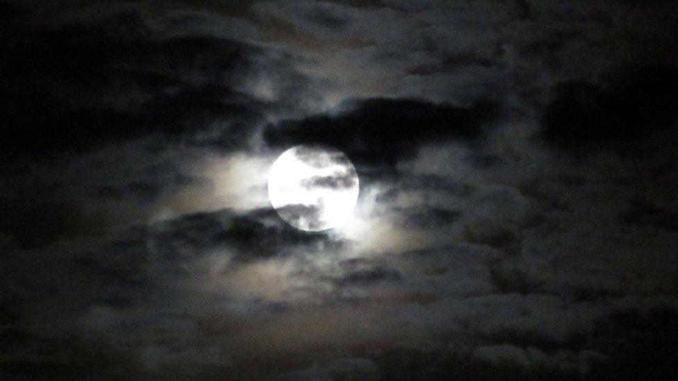 Lynne Stewart took this picture of the moon from Aberdeen