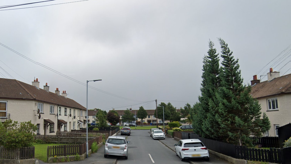 Entrance to Bernagh Green, Newcastle