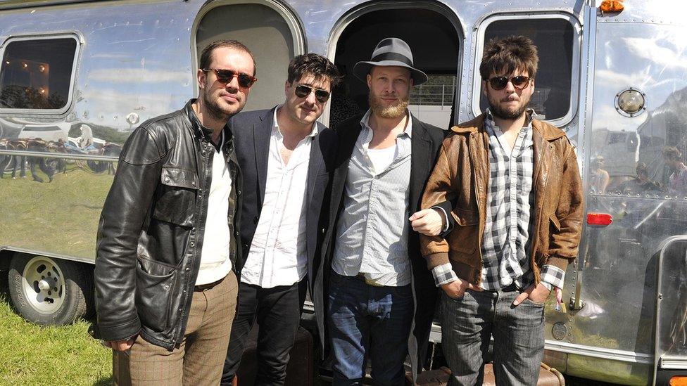 Mumford & Sons headlined Glastonbury Festival in 2013