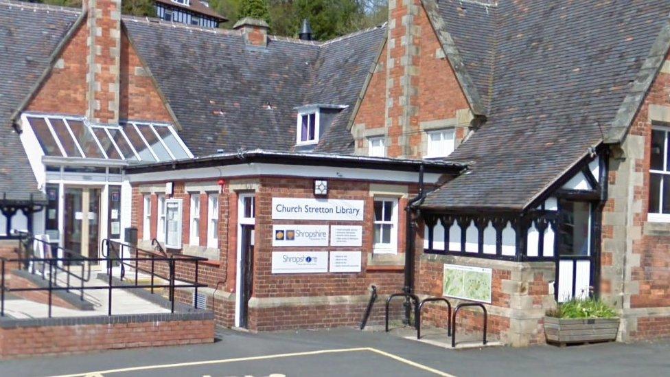 One of Shropshire Council's libraries