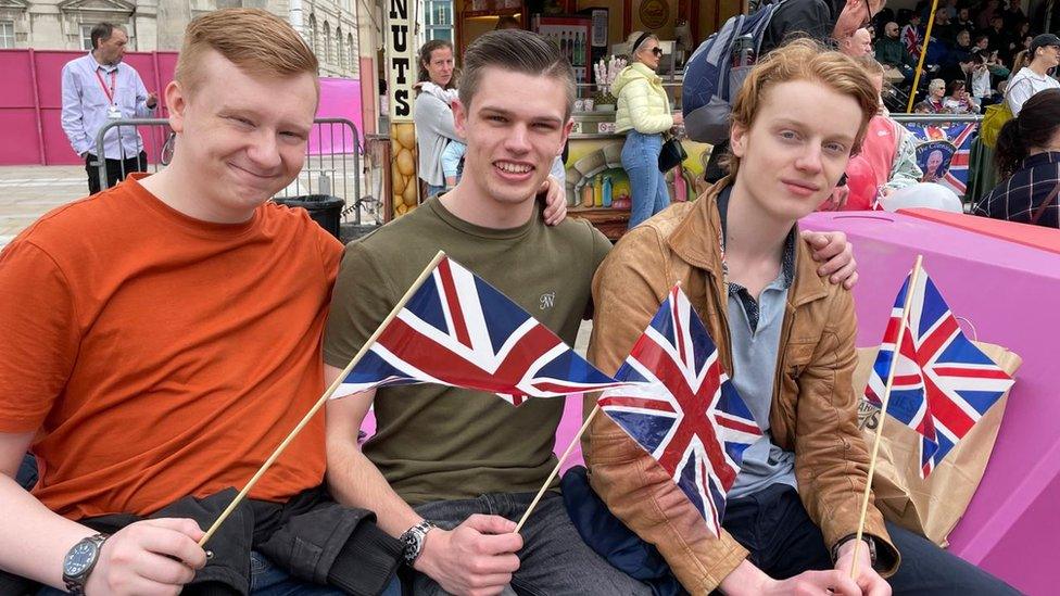 Christopher Crowder, James Ryder and Luke Hewitt all 19 and from the Uni of Derby