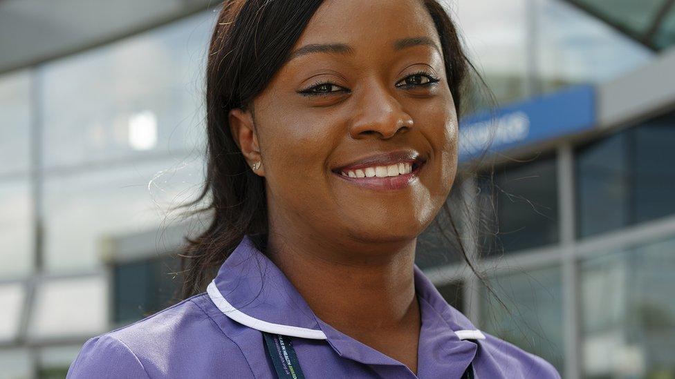 Community staff nurse Dorathy Oparaeche