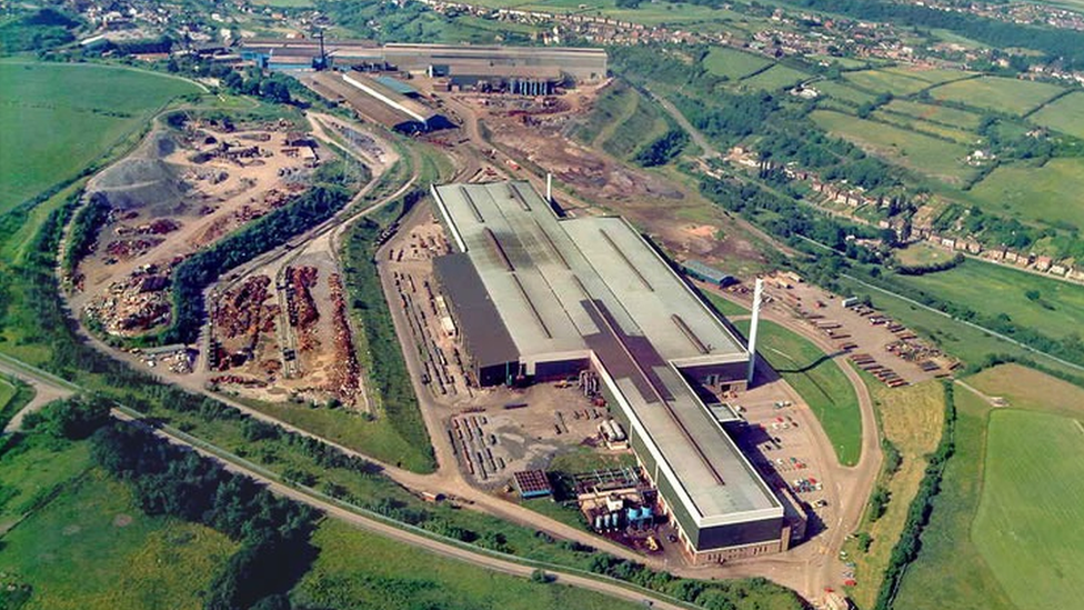 Brymbo steelworks in 1983