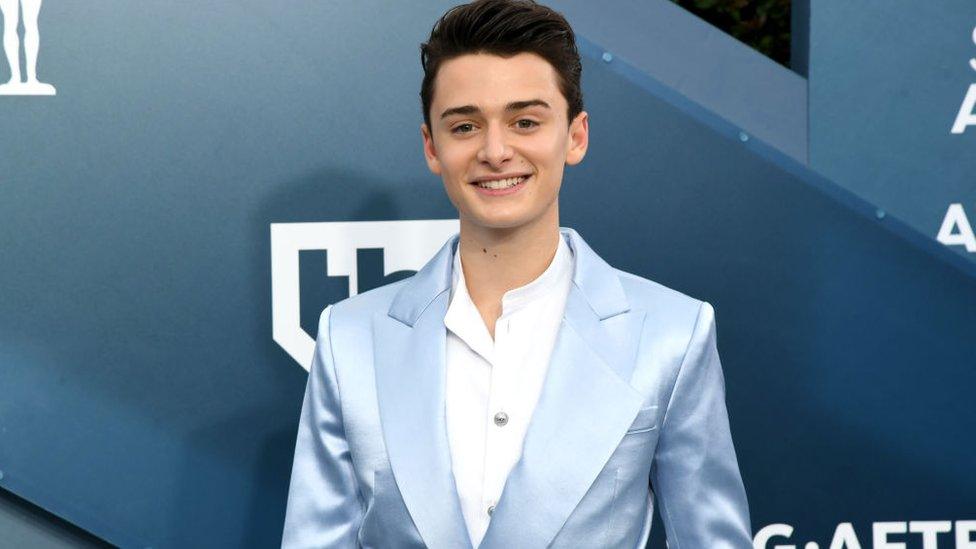 Noah Schnapp at an awards ceremony