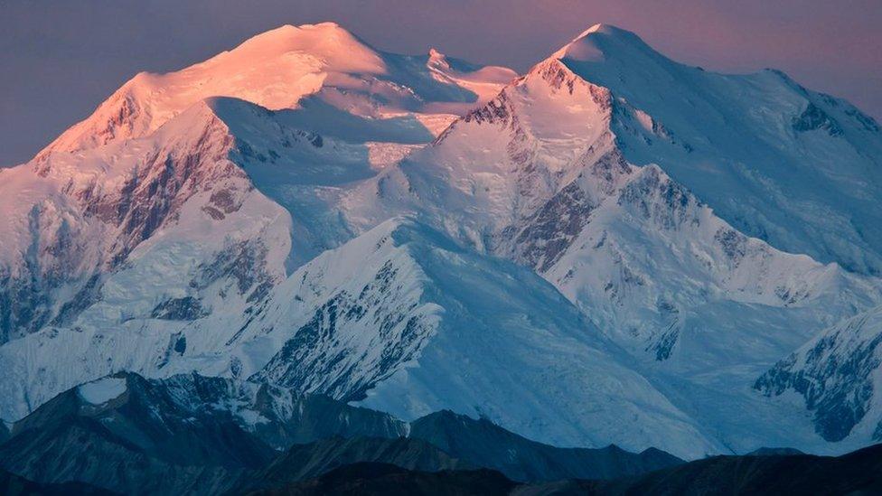 Mount McKinley is shown in this handout photo provided by the National Park Service in Alaska 11 January 2011