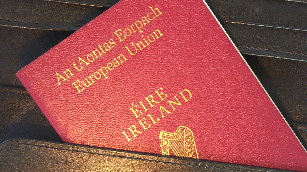 An Irish passport