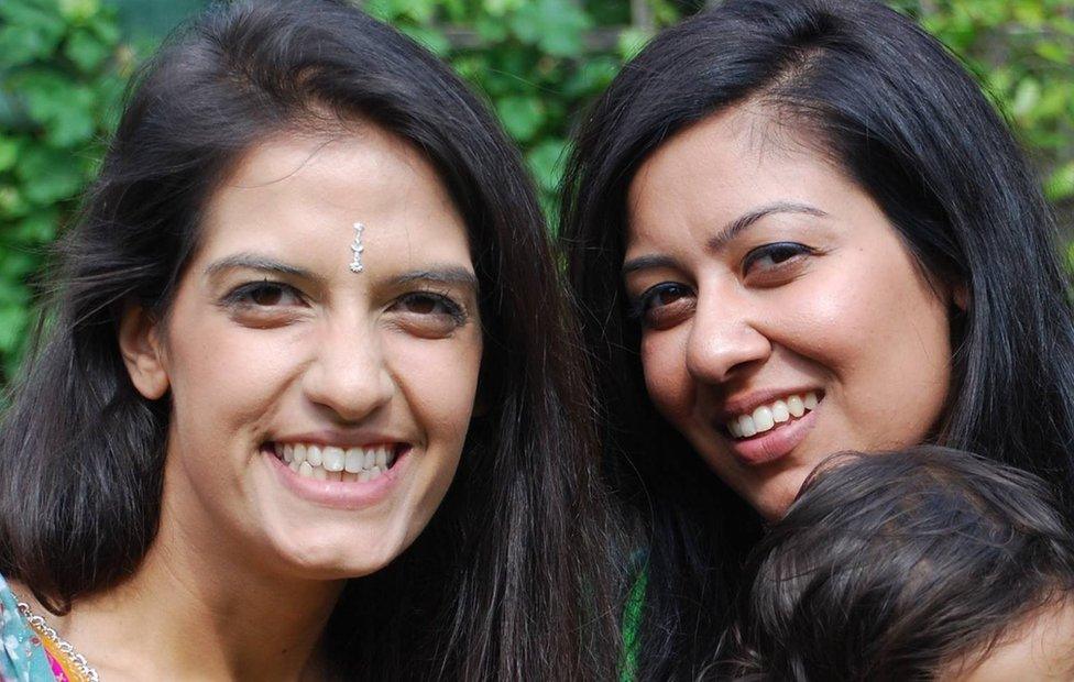 Sonia Hindocha (left) and her sister Meera Dalal