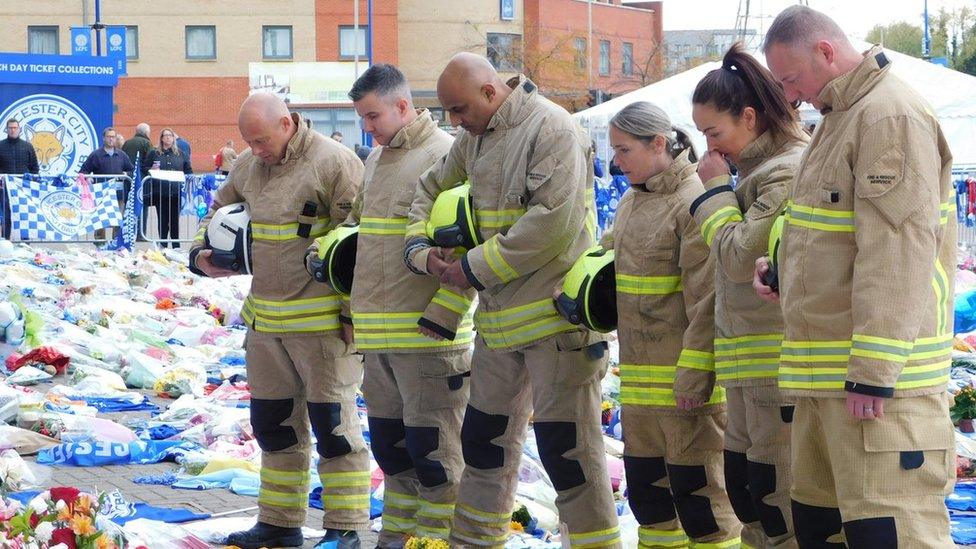 Leicestershire firefighters