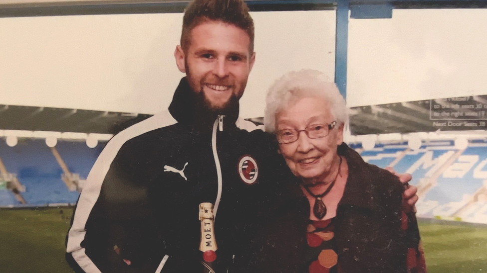 Olga Skinner with Oliver Norwood