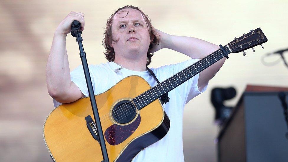 Lewis Capaldi at Glastonbury