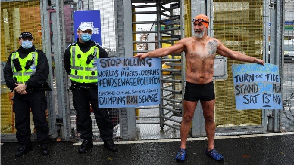 climate protestor