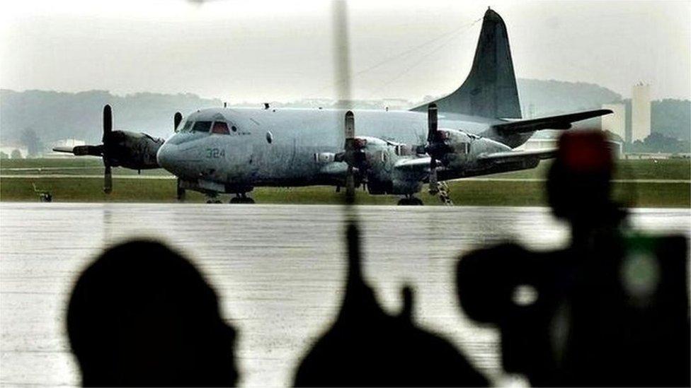 View of the US Futenma base in Okinawa (file image)