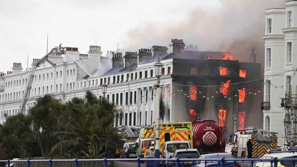 Claremont Hotel fire