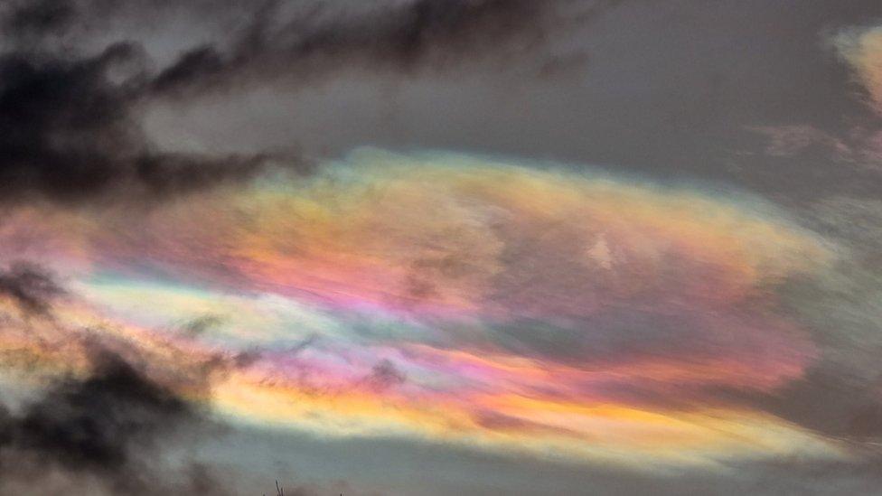 Rainbow clouds in Warrenpoint