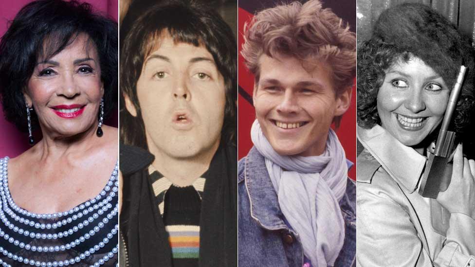 Shirley Bassey, Paul McCartney, Morten Harket and Lulu