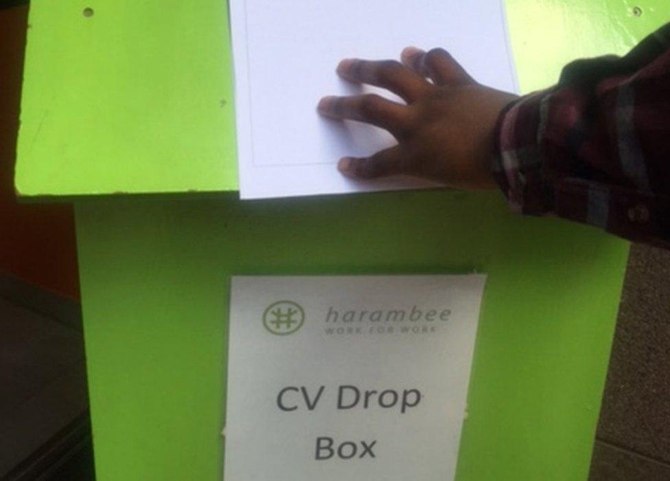 Harambee's CV drop box