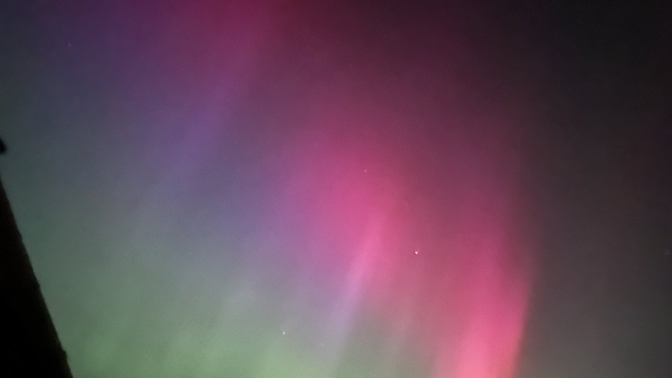 Malc's photo of the Northern Lights from Reading