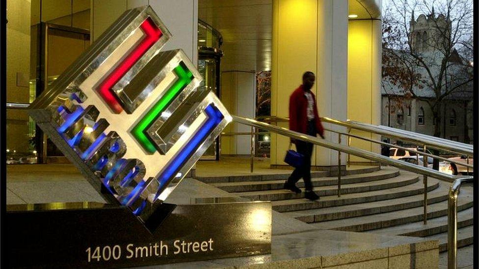 Enron's collapse in 2001 was the biggest in US corporate history