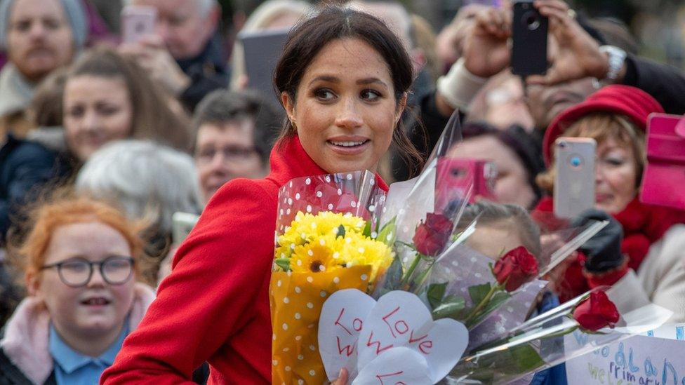 Meghan on a walkabout