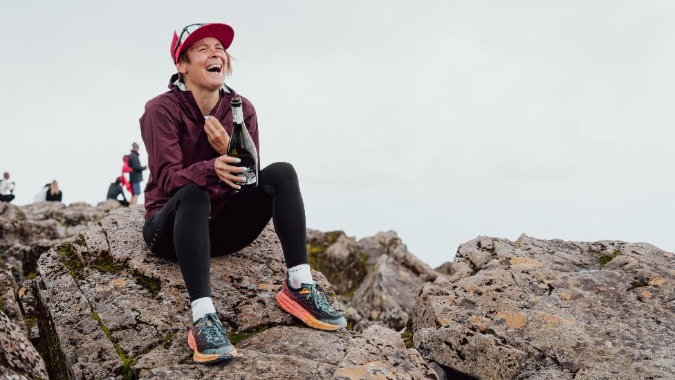 Andrea Mason on Ben Nevis