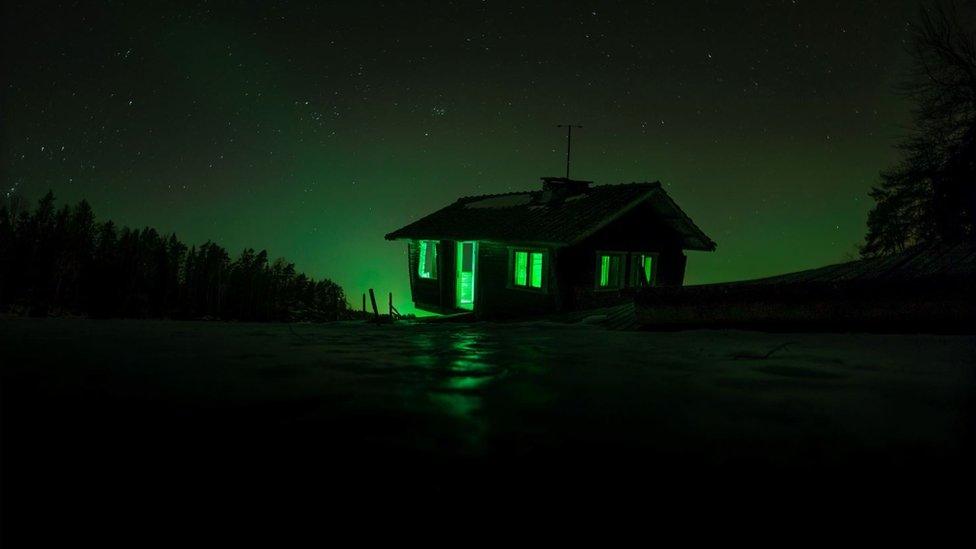 The Tilted Sauna in Kirkkonummi, Finland