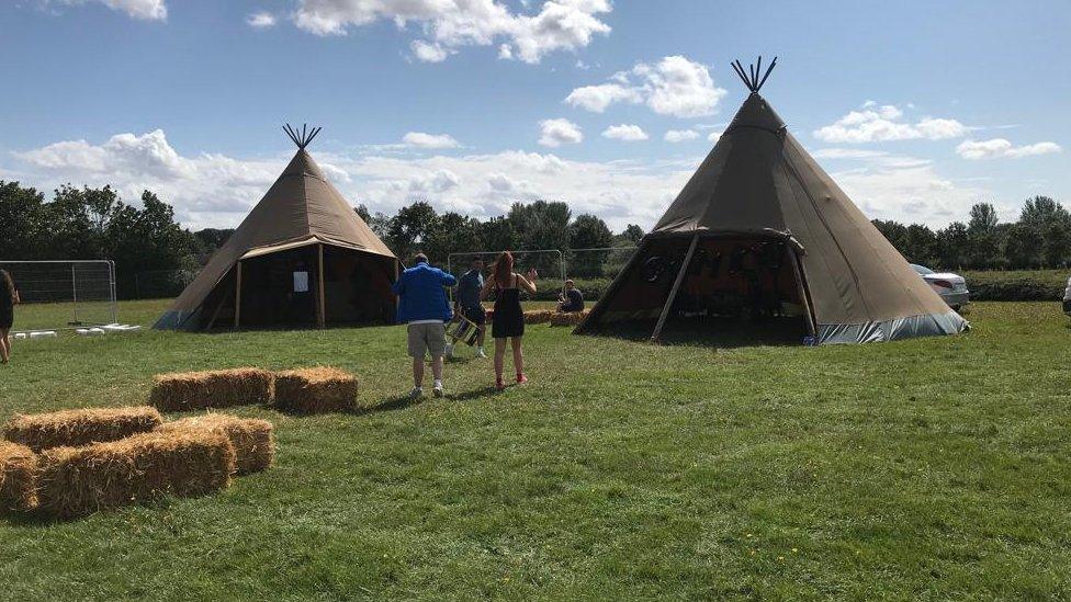 Festival tents