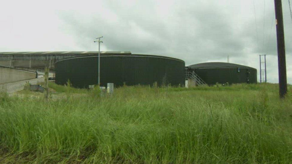 Anaerobic digester on Pollock farm