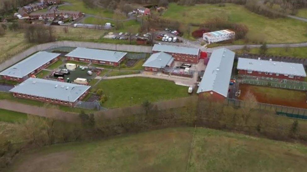 Aerial view of former Medomsley site