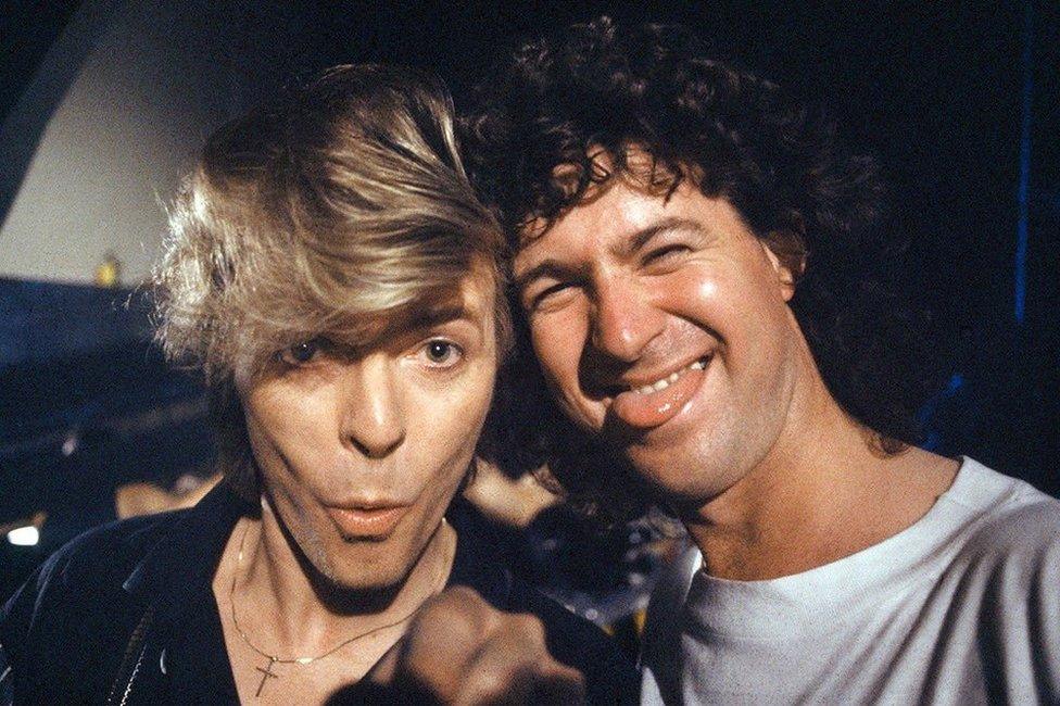 David Bowie and Denis O'Regan