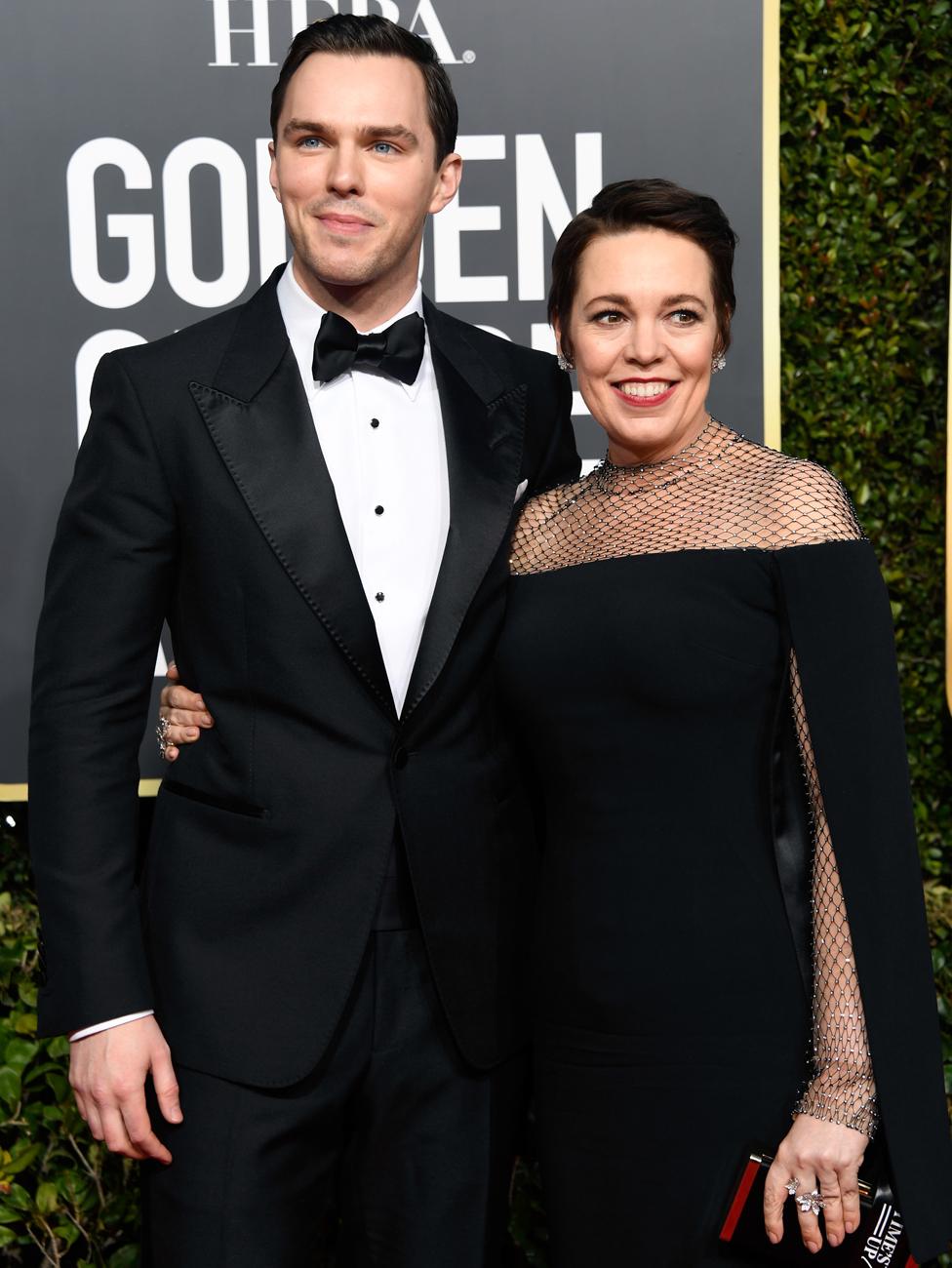 Nicholas Hoult and Olivia Colman