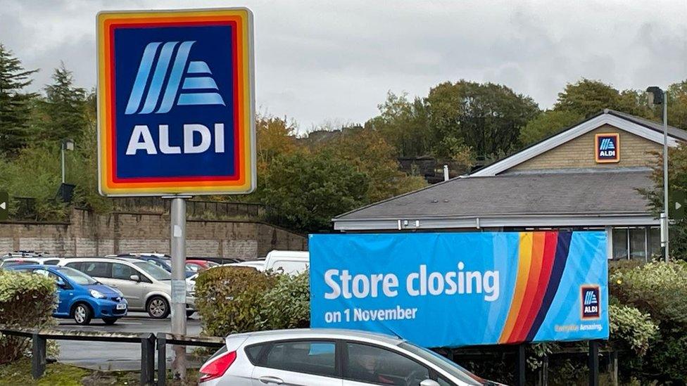 Aldi in Station Road, Buxton