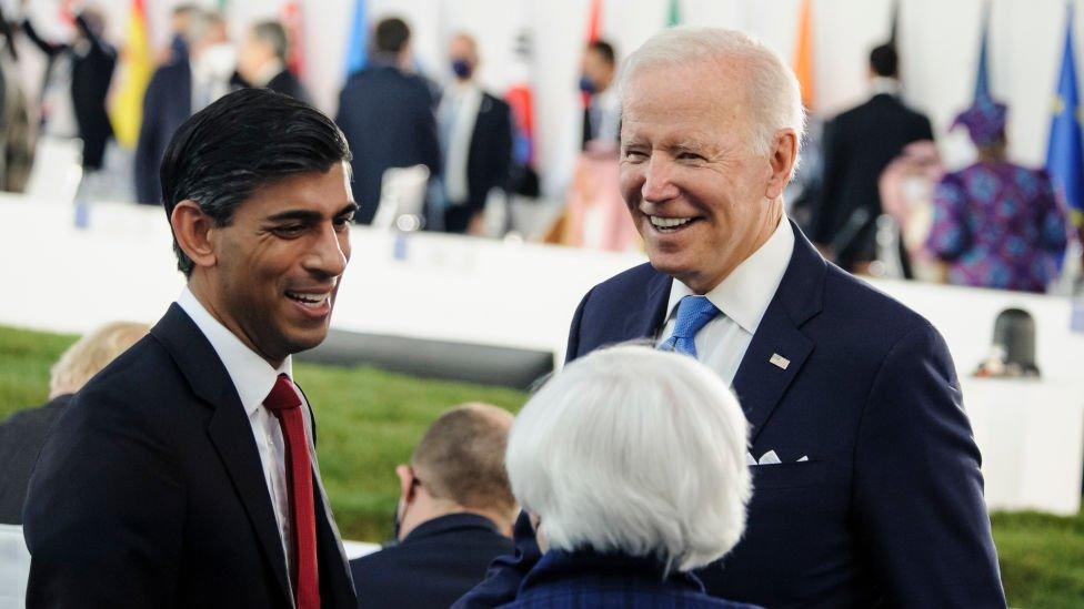 Rishi Sunak and Joe Biden