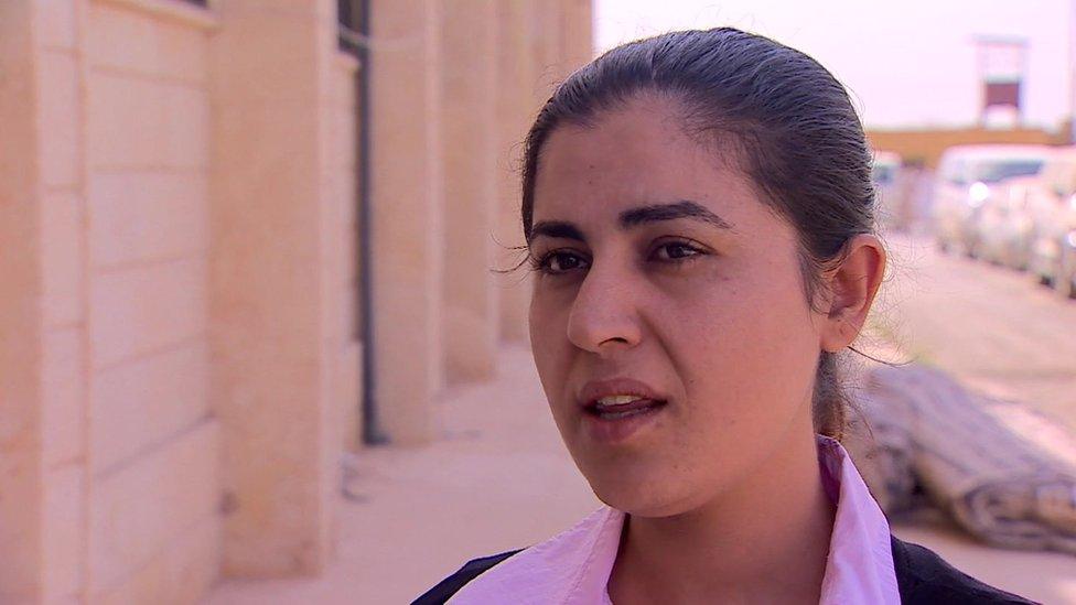 Raqqa Civil Council member, Layla Moustaffa