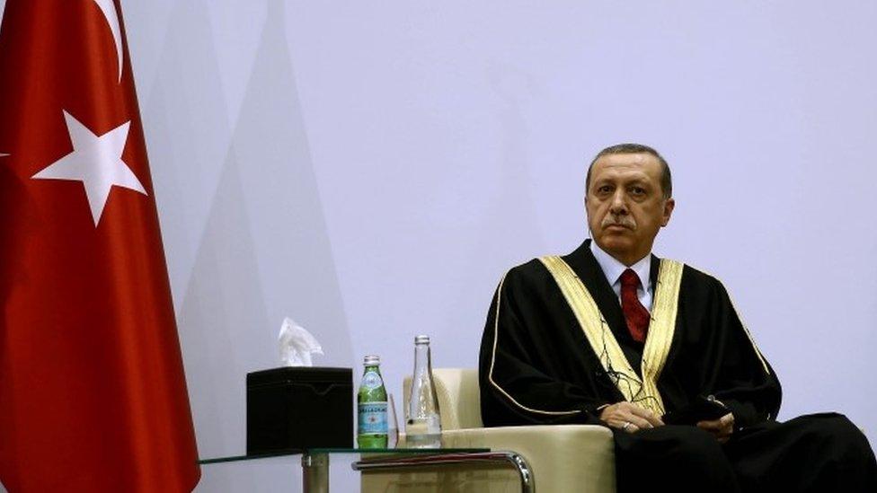 Turkish President Recep Tayyip Erdogan