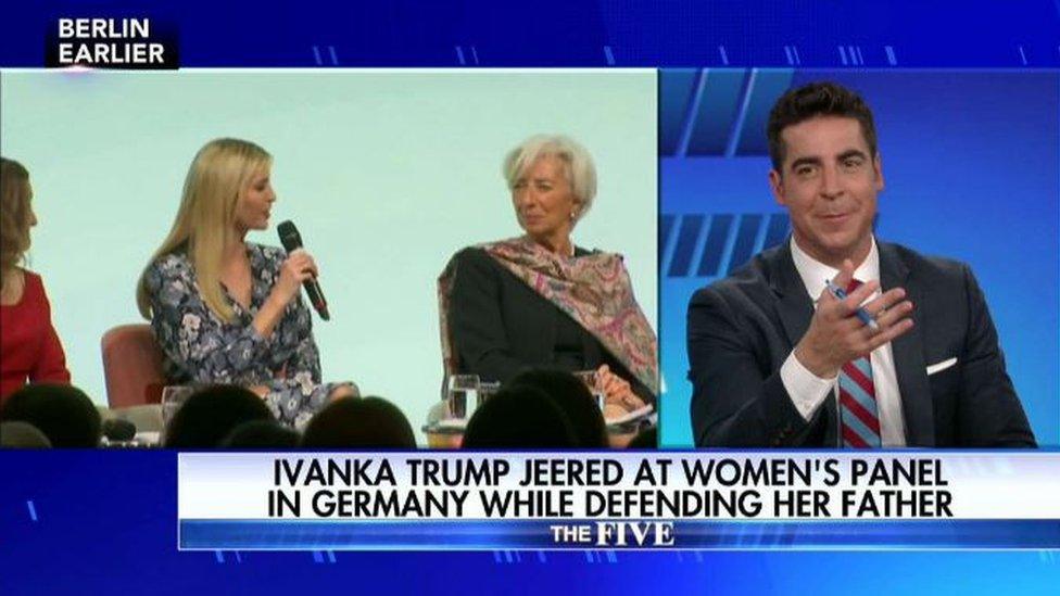 Watters said the audience that booed Trump treated the event 'like soccer match'