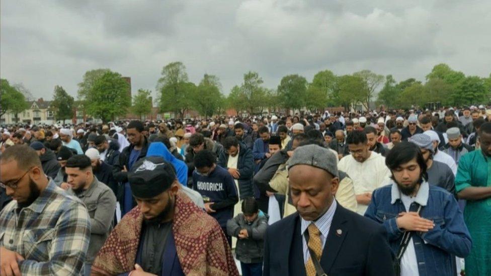 Eid celebration at Small Heath Park